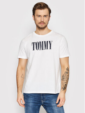 Tommy Hilfiger Tommy Hilfiger Póló UM0UM02534 Fehér Regular Fit