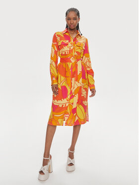 Joseph Ribkoff Joseph Ribkoff Marškinių tipo suknelė 242912 Oranžinė Regular Fit
