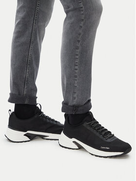 Calvin Klein Calvin Klein Superge Hike Runner Laceup Knit HM0HM02151 Črna