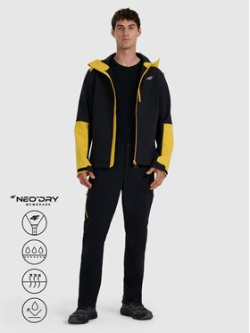 4F 4F Giacca softshell 4FRAW25TSOFM506-71S Giallo Regular Fit