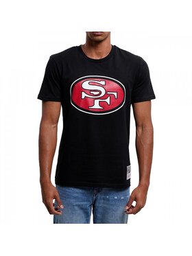 Mitchell & Ness Mitchell & Ness T-Shirt NFL TEAM LOGO TEE SAN FRANCISCO 49ERSS Czarny Regular Fit