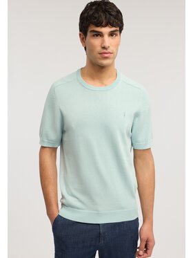 Trussardi Trussardi Sweter M0618000066N014 Turkusowy Regular Fit