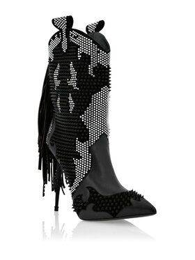 PHILIPP PLEIN PHILIPP PLEIN Kozaki 21989 Czarny