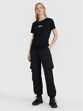4F 4F T-Shirt MIDSHOP TEXTILE Czarny Regular Fit