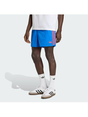 adidas adidas Szorty materiałowe 159299 Błękitny Regular Fit