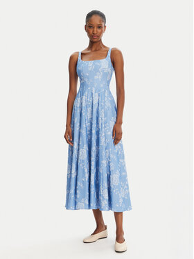 STAUD STAUD Nyári ruha Wells R25R2188TJ Kék Regular Fit