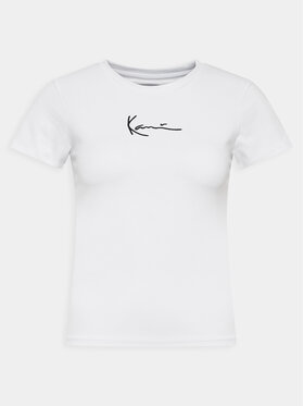 Karl Kani Karl Kani T-Shirt Small Signature 6137282 Bílá Slim Fit