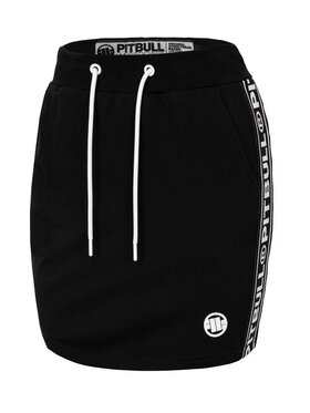 PITBULL PITBULL Spódnica Spódniczka French Terry Regatta XS Czarny Regular Fit