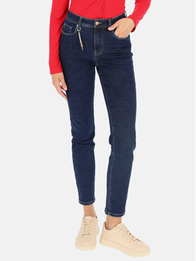 Bariloche Bariloche Jeansy Denali Granatowy Skinny Fit