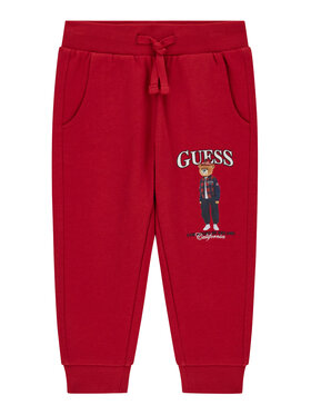Guess Guess Долнище анцуг N6BB03 K6119 Тъмночервен Regular Fit