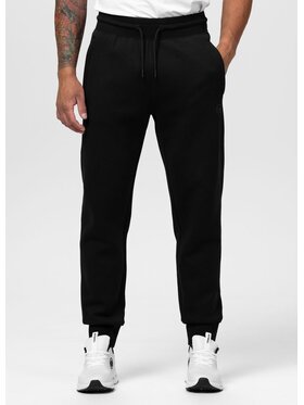 PITBULL PITBULL Spodnie dresowe CHARGER SMALL LOGO Czarny Regular Fit