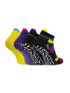 Zooksy Zooksy Zestaw 4 par niskich skarpet unisex Skoksy Kolorowy