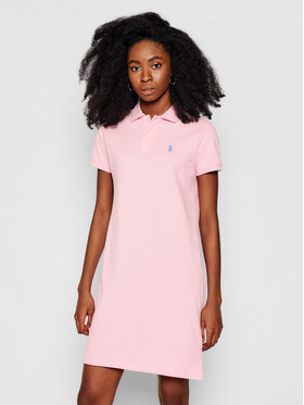 Polo Ralph Lauren Polo Ralph Lauren Kasdieninė suknelė Polo Shirt Short 211799490012 Rožinė Regular Fit