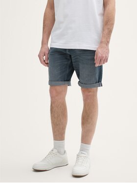Tom Tailor Tom Tailor Szorty jeansowe JOSH Niebieski Straight Fit