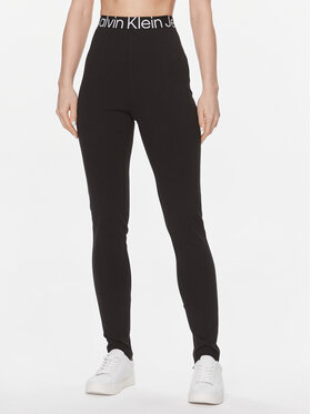 Calvin Klein Jeans Calvin Klein Jeans Leggings J20J222601 Crna Slim Fit