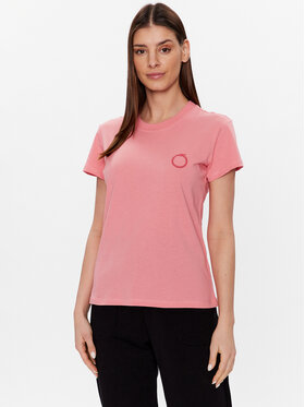 Trussardi Trussardi T-shirt Small Greyhound 56T00538 Ružičasta Regular Fit