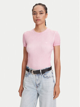 Miss Sixty Miss Sixty Marškinėliai 6S2SJ44500 Rožinė Slim Fit
