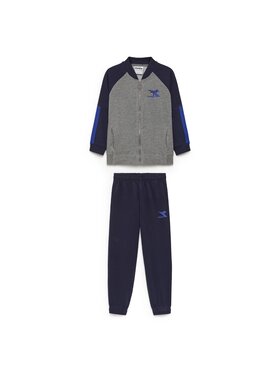 Diadora Diadora Komplet dresowy JB. TRACKSUIT FZ TWISTER Szary Regular Fit