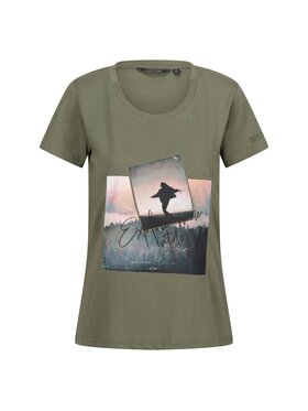 Regatta Regatta T-Shirt Filandra VIII Zielony Short Fit