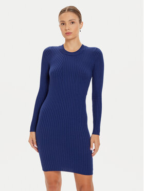 Pieces Pieces Trikotāžas kleita Crista 17115048 Zils Slim Fit