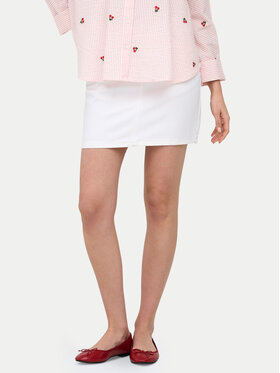 ONLY ONLY Джинсова спідниця Stella 15339630 Білий Regular Fit