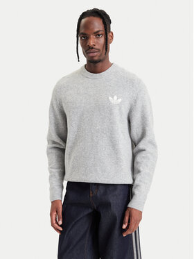 adidas adidas Pulover Trefoil Essentials Fully Knit KS4889 Siva Regular Fit