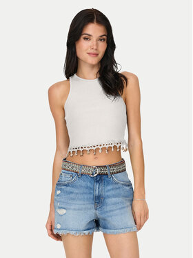 ONLY ONLY Top Shelly 15325019 Alb Slim Fit