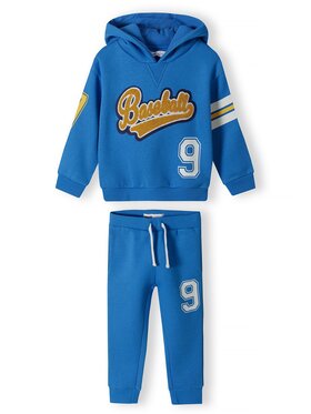 MINOTI MINOTI Komplet dresowy rookie 4 Niebieski Regular Fit
