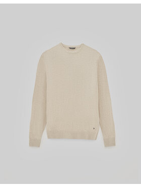 Borgio Borgio Sweter caravaggio Beżowy Slim Fit