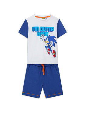 Original Marines Original Marines Set tricou și pantaloni scurți DFPV2230CM Albastru Regular Fit