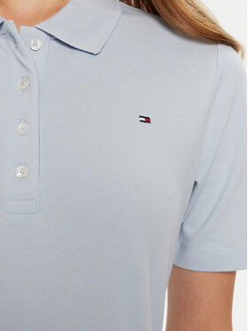 Tommy Hilfiger Polo 1985 WW0WW43224 Svijetloplava Regular Fit