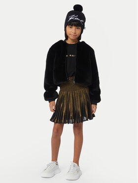 Karl Lagerfeld Kids Karl Lagerfeld Kids Φόρεμα καθημερινό Z30189 D Μαύρο Regular Fit