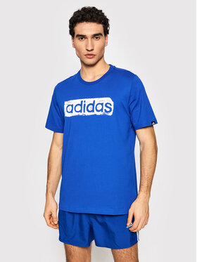 adidas adidas Tričko Camiseta GL2876 Modrá Regular Fit