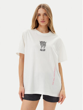 Volcom Volcom T-Shirt Alix 3 B3512507 Λευκό Oversize