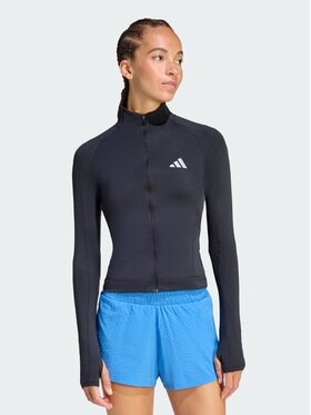 adidas adidas Kurtka do biegania 158654 Czarny Fitted Fit
