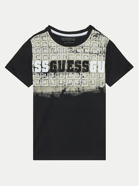 Guess Guess Тишърт L5RI23 K8HM4 Черен Regular Fit
