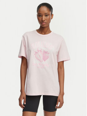 Guess Guess T-Shirt V6GI14 K2981 Ανοιχτό ροζ Relaxed Fit