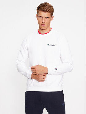 Champion Champion Pulóver Crewneck Sweatshirt 219209 Fehér Comfort Fit