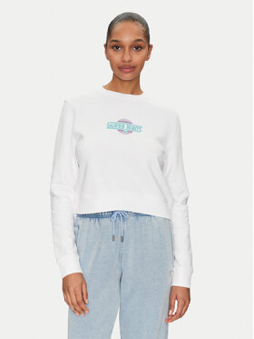 Guess Jeans Guess Jeans Sweatshirt W5GQ20 K68I4 Weiß Regular Fit
