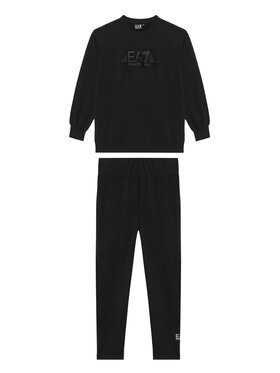 EA7 Emporio Armani EA7 Emporio Armani Set Sweatshirt und Leggings 7G000279 AF13135 MC043 Schwarz Regular Fit