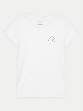 Calvin Klein Jeans Calvin Klein Jeans T-shirt Signage IG0IG02624 Bijela Slim Fit