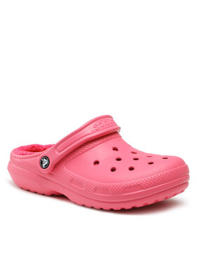 Crocs Crocs Natikače Crocs Classic Lined Clog 203591 Ružičasta