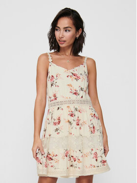 ONLY ONLY Ljetna haljina Karmen 15177478 Bež Regular Fit