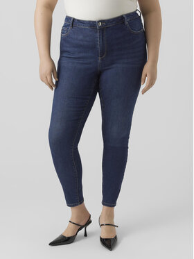Vero Moda Curve Vero Moda Curve Teksad Phia 10285012 Tumesinine Skinny Fit