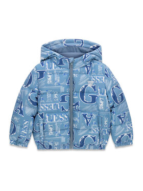 Guess Guess Zimné bundy N6BL03 W4499 Svetlo modrá Regular Fit