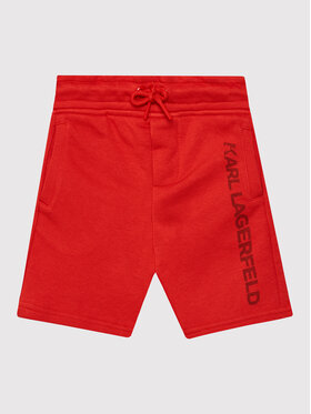 KARL LAGERFELD KARL LAGERFELD Sportske kratke hlače Z24128 S Crvena Regular Fit