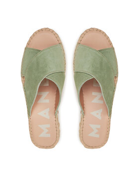 Manebi Espadrile Hamptons Double Sole X Bands Sandals R 6.6 DX Zelena