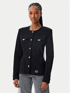 Versace Jeans Couture Versace Jeans Couture Džinsinė striukė 78HAS457 Juoda Slim Fit