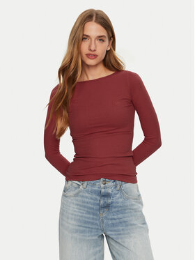 Lee Lee Blusa 112355150 Rosso Slim Fit