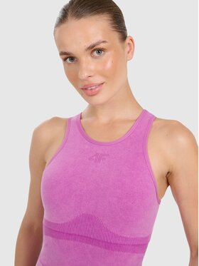 4F 4F Reggiseno top 4FWAW25TFSLF578-54A Rosa Authentic Slim Fit